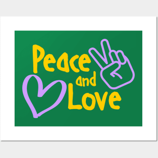 Peace and Love Posters and Art